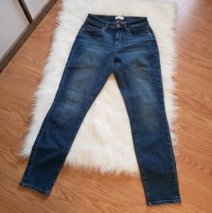 Loft outlet curvy skinny ankle jeans